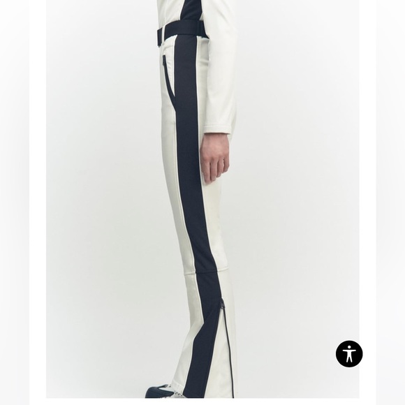 Windproof and waterproof jumpsuit ski collection WHITE NWT M - Picture 5 of 7